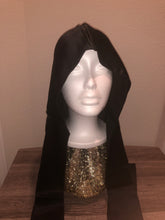 Load image into Gallery viewer, 100% Silk Durag - Black Knight (Unisex)
