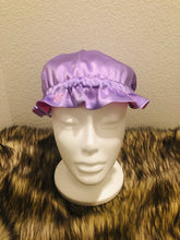 Load image into Gallery viewer, 100% Silk Baby Bonnet - Lavender & Powder Pink