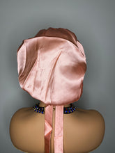 Load image into Gallery viewer, 100% Silk Hair Bonnet -ROSE GOLD (Signature SJ)
