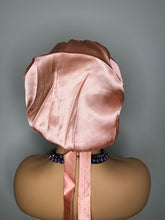 Load image into Gallery viewer, 100% Silk Hair Bonnet -ROSE GOLD (Signature SJ)