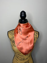 Load image into Gallery viewer, 100% SILK SJ Tangerine Scarf