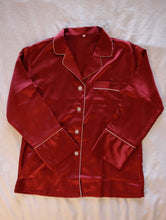 Load image into Gallery viewer, Wine Pajama Pants Set