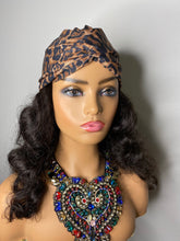 Load image into Gallery viewer, Leopard Turban with 100% SILK Lining