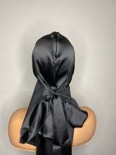 Load image into Gallery viewer, 100% Silk Durag - Black Knight (Unisex)