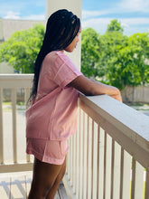 Load image into Gallery viewer, Rose Gold Pajama Short Set