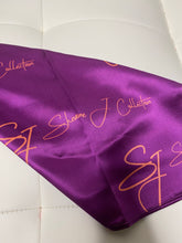 Load image into Gallery viewer, 100% SILK SJ Purple Scarf