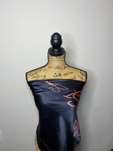 Load image into Gallery viewer, 100% SILK SJ Black Scarf