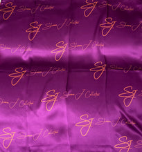 Load image into Gallery viewer, 100% SILK SJ Purple Scarf