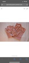 Load image into Gallery viewer, Rose Gold Pajama Pants Set