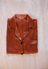 Load image into Gallery viewer, Metallic Copper Pajama Pants Set