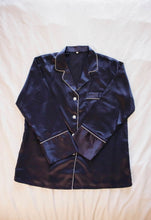 Load image into Gallery viewer, Navy Blue Pajama Pants Set