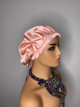 Load image into Gallery viewer, 100% Silk Hair Bonnet -ROSE GOLD (Signature SJ)
