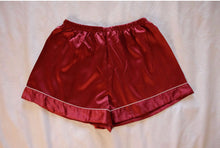 Load image into Gallery viewer, Wine Pajama Shorts Set