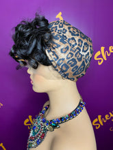 Load image into Gallery viewer, Leopard Turban with 100% SILK Lining