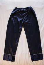 Load image into Gallery viewer, Navy Blue Pajama Pants Set