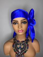 Load image into Gallery viewer, 100% Silk Durag - Electric Blue (Unisex)