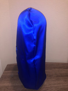 100% Silk Durag - Electric Blue (Unisex)