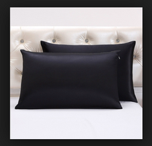 Load image into Gallery viewer, 100% Silk Pillowcase - BLACK
