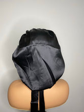 Load image into Gallery viewer, 100% Silk JUMBO Hair Bonnet - Black
