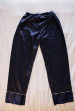 Load image into Gallery viewer, Navy Blue Pajama Pants Set
